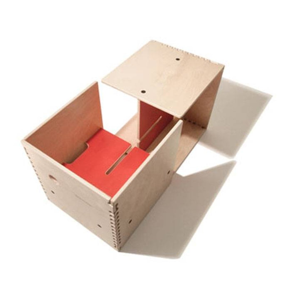 Max in the Box - Bureau enfant cube - Rouge